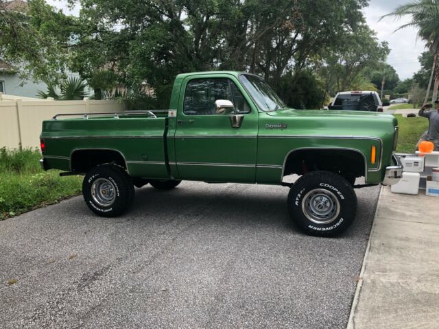 1974 Green Chevrolet C10 Pickup Standard Cab Pickup