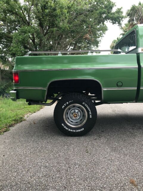 1974 Green Chevrolet C10 Pickup Standard Cab Pickup