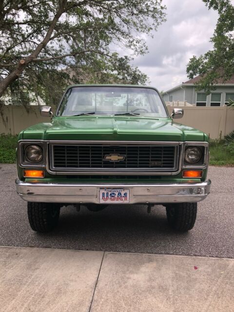 1974 Green Chevrolet C10 Pickup Standard Cab Pickup