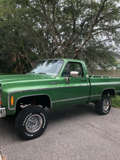 1974 Green Chevrolet C10 Pickup Standard Cab Pickup