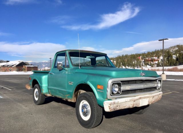 1970 Green Chevrolet C/K Pickup 1500 Standard Cab Pickup