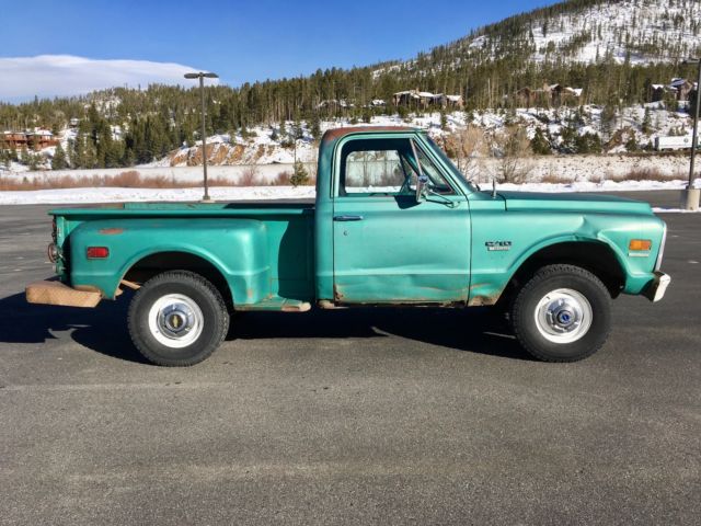 1970 Green Chevrolet C/K Pickup 1500 Standard Cab Pickup
