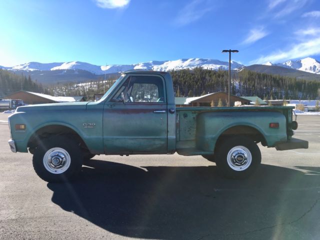 1970 Green Chevrolet C/K Pickup 1500 Standard Cab Pickup
