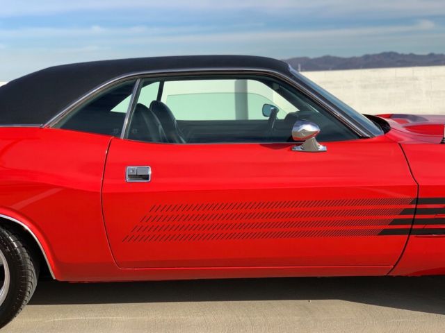 1973 Red Dodge Challenger Coupe