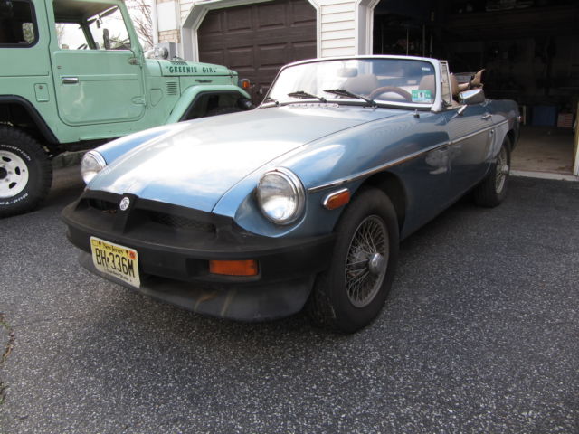 1980 Z3 Blue MG MGB Convertible