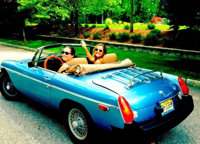 1980 Z3 Blue MG MGB Convertible