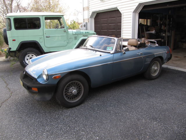 1980 Z3 Blue MG MGB Convertible