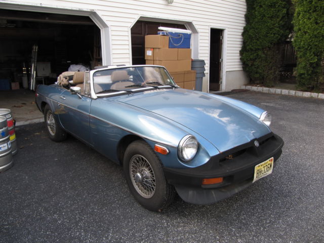1980 Z3 Blue MG MGB Convertible
