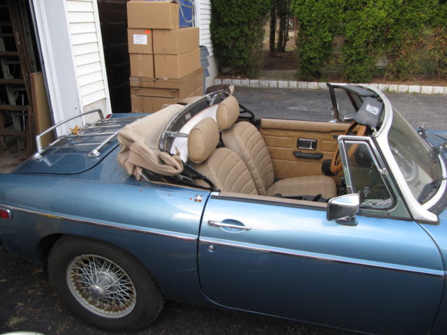 1980 Z3 Blue MG MGB Convertible