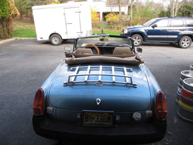 1980 Z3 Blue MG MGB Convertible