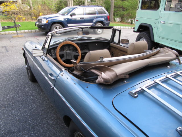 1980 Z3 Blue MG MGB Convertible