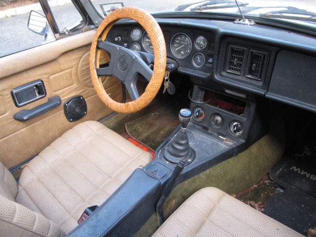 1980 Z3 Blue MG MGB Convertible