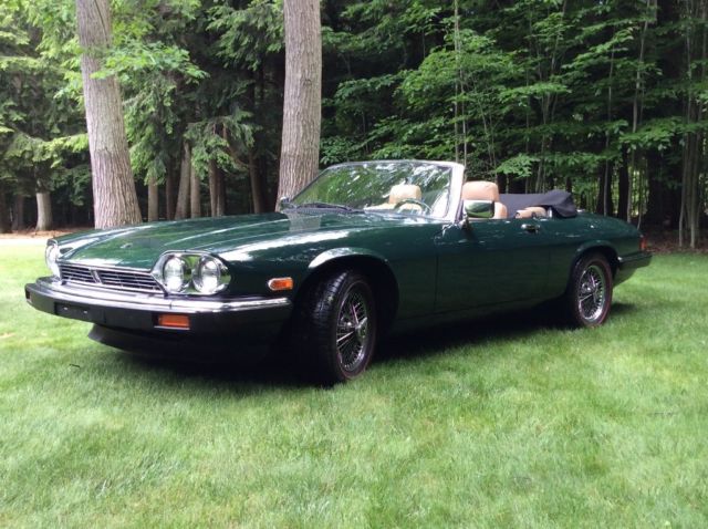 1989 British Racing Green Jaguar XJS Convertible