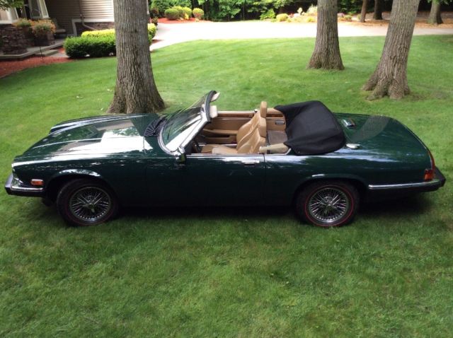 1989 British Racing Green Jaguar XJS Convertible