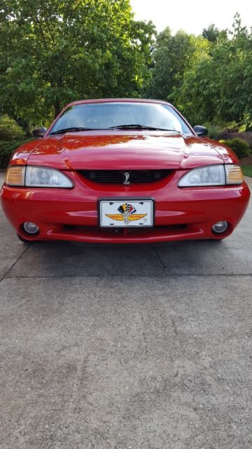 1994 Rio Red Ford Mustang Convertible