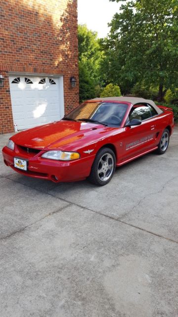 1994 Rio Red Ford Mustang Convertible