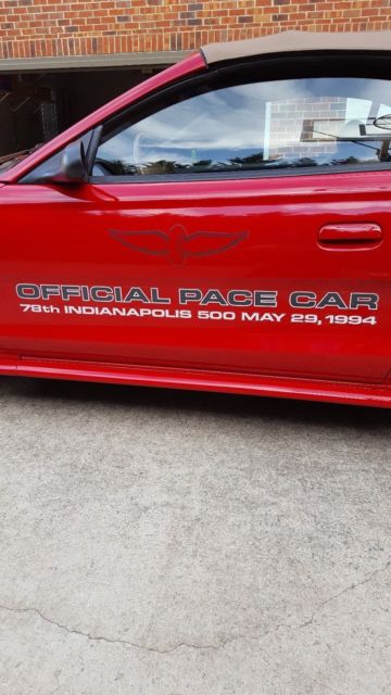 1994 Rio Red Ford Mustang Convertible