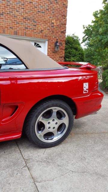 1994 Rio Red Ford Mustang Convertible