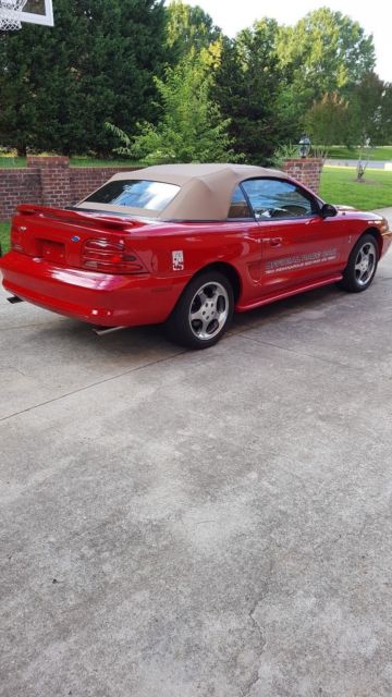 1994 Rio Red Ford Mustang Convertible