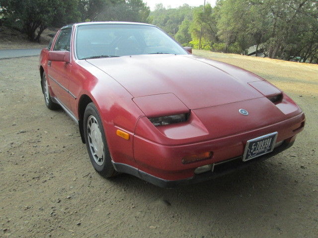 1987 Red Nissan 300ZX Hatchback