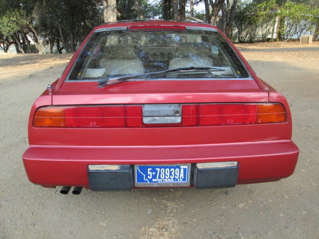 1987 Red Nissan 300ZX Hatchback