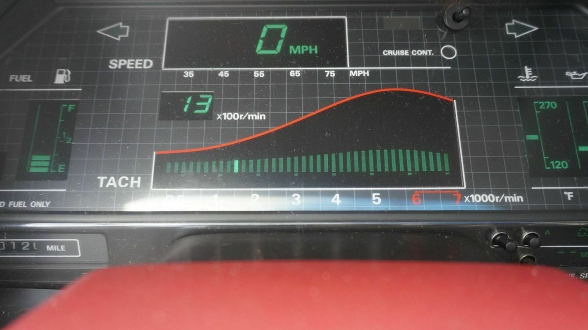 1986 Burgundy Nissan 300ZX Hatchback