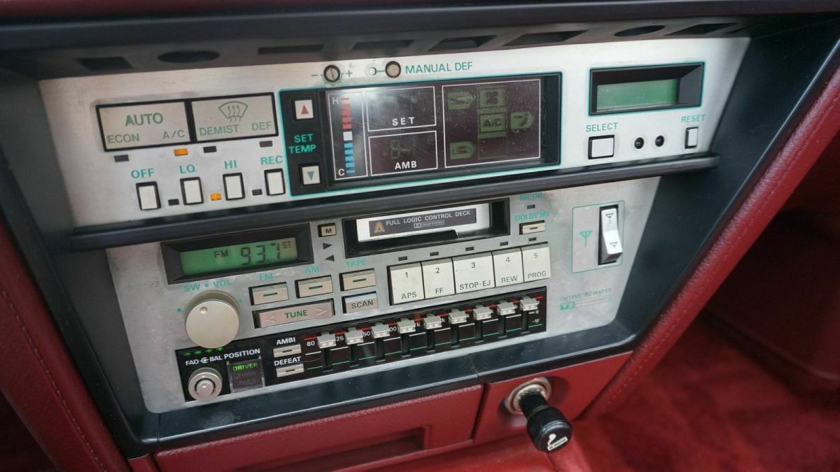 1986 Burgundy Nissan 300ZX Hatchback