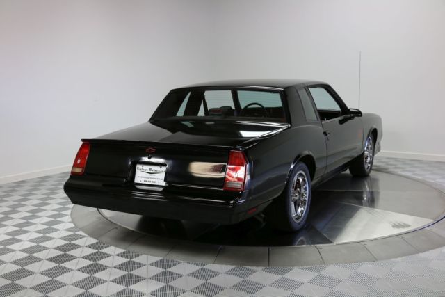 1987 Black Chevrolet Monte Carlo Coupe