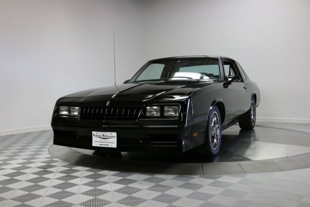 1987 Black Chevrolet Monte Carlo Coupe