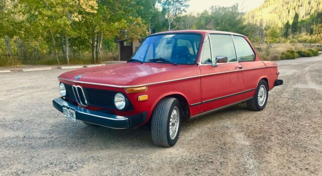 1974 Red BMW 2002 Coupe