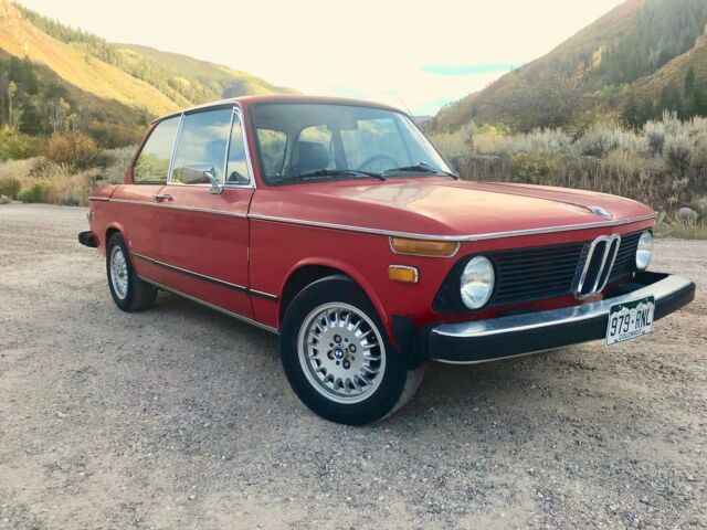 1974 Red BMW 2002 Coupe