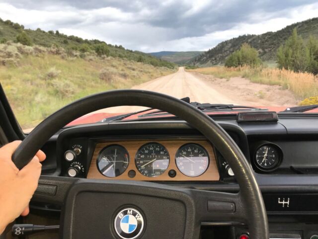1974 Red BMW 2002 Coupe