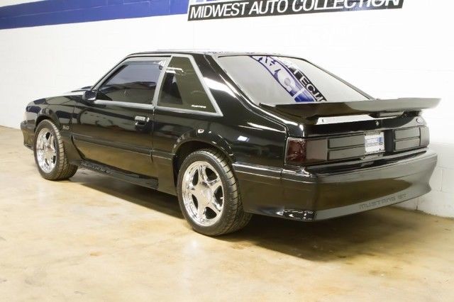 1990 Black Ford Mustang Hatchback