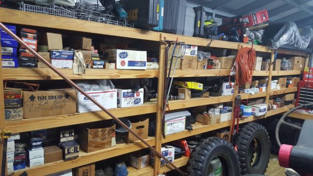 1951 OD Green Willys CJ2A Convertible