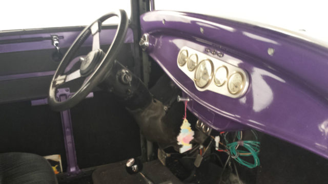 1931 hot rod black Ford Model A Coupe