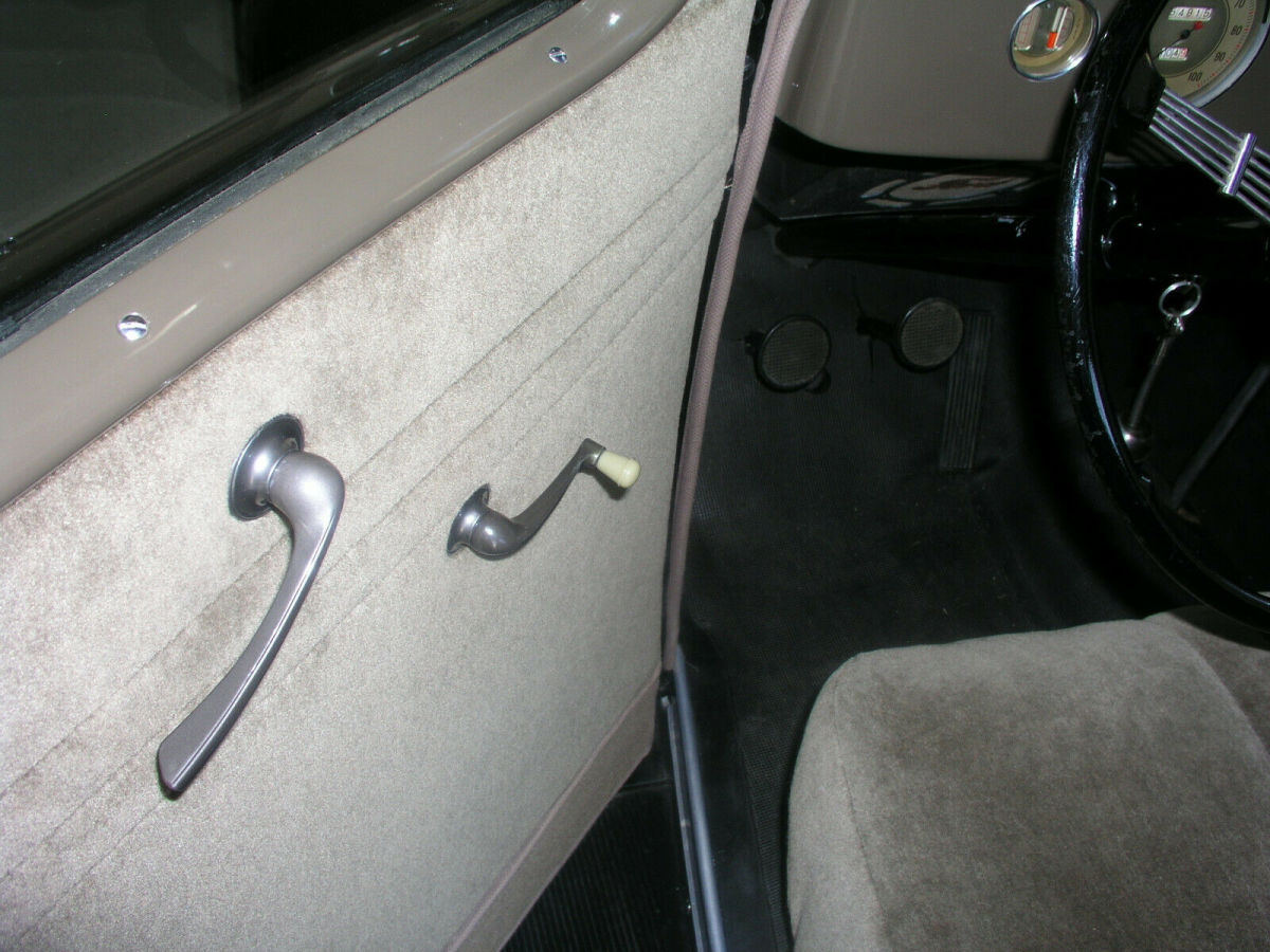 1935 Black Ford 5 window coupe Coupe