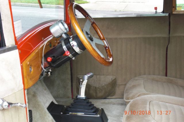 1927 Red Ford Model T Coupe