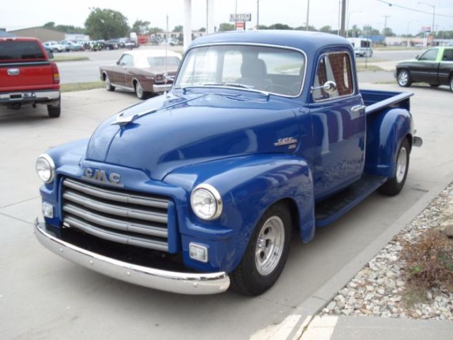 1955 BLUE GMC Other 5 window truck