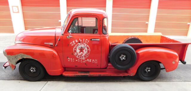 1952 Red Chevrolet 3100 Crew Cab Pickup