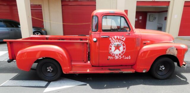 1952 Red Chevrolet 3100 Crew Cab Pickup