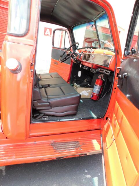 1952 Red Chevrolet 3100 Crew Cab Pickup