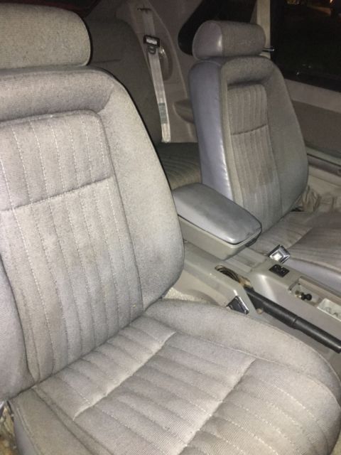 1990 Blue Ford Mustang Hatchback