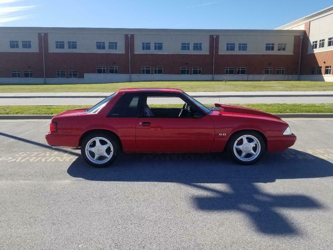 1993 Red Ford Mustang Coupe