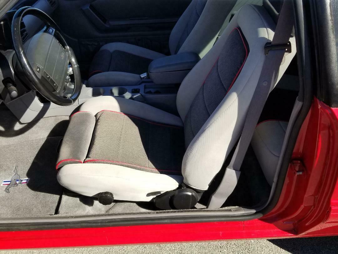 1993 Red Ford Mustang Coupe