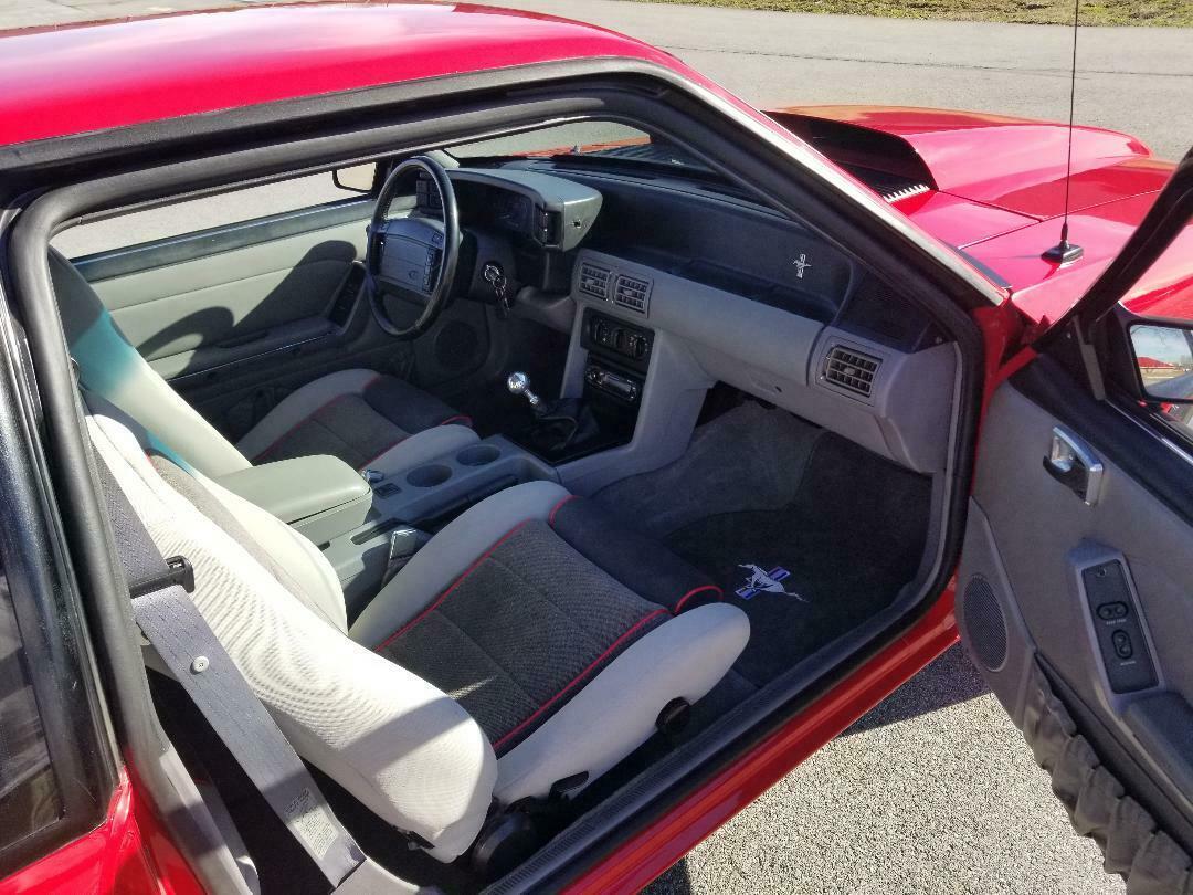 1993 Red Ford Mustang Coupe