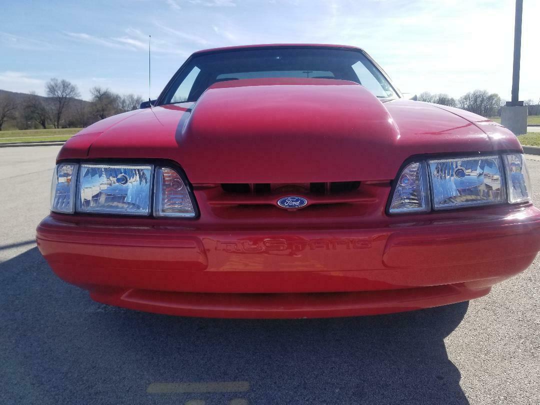 1993 Red Ford Mustang Coupe