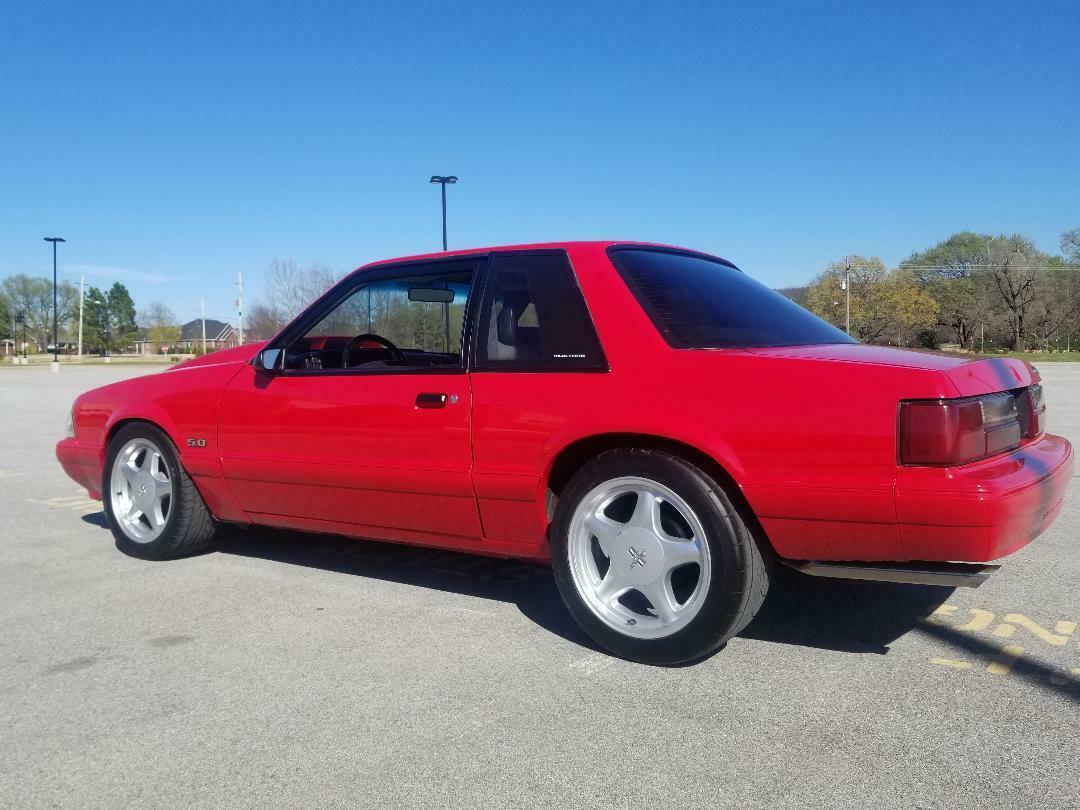 1993 Red Ford Mustang Coupe