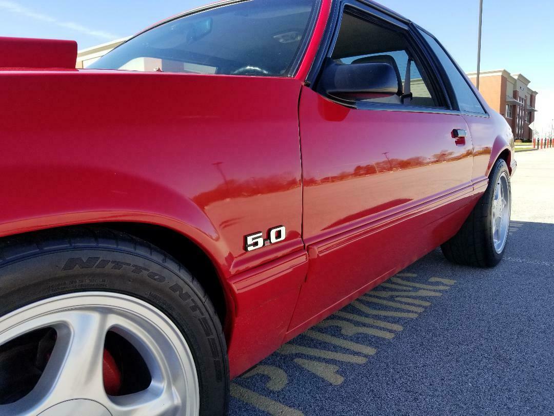 1993 Red Ford Mustang Coupe