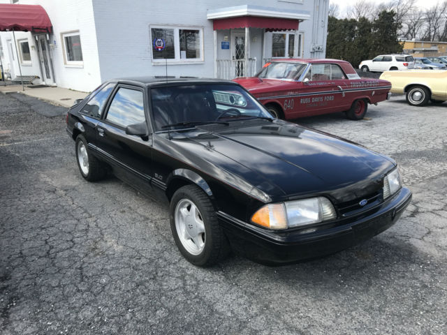 1993 Black Ford Mustang Hatchback