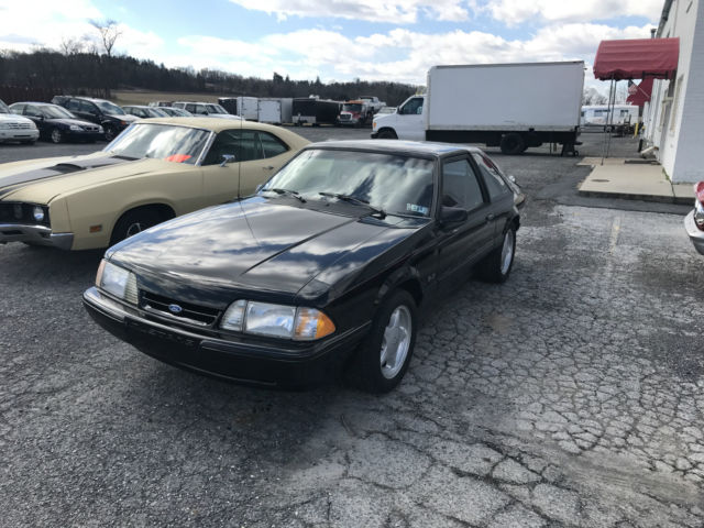 1993 Black Ford Mustang Hatchback